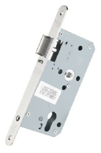  Mortice Auto N/Latch 60mm Bset EN12209 Rad SS