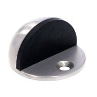  Door Stop Floor Mount Oval Shield Stainess Steel