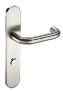  Lever On B/Plate Sprung Dis/Bath Rad 304 SSS