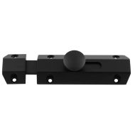  Flat Slide Bolt 152mm Matt Black