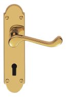 CARLISLE BRASS DL168 Oakley Lever Furniture Lock PB