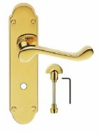 CARLISLE BRASS DL168WC Oakley Lever Furniture Bathroom PB