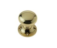  JV176APB Mushroom Rim Knob Furn 50mm PB