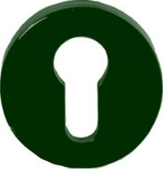 HEWI Escutcheon Euro (52x9) Forest Green Nylon