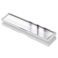  Telescopic Letter Plate 306mm Silver