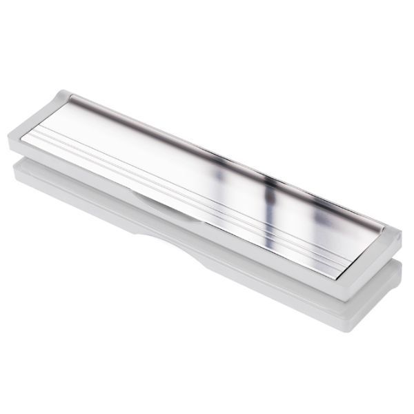  Telescopic Letter Plate 306mm Silver