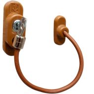  Cable Window Restrictor Light Brown