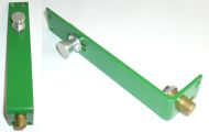  Knob Slide Bolt 152mm Meadow Green