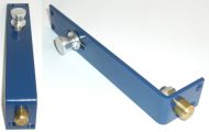  Knob Slide Bolt 152mm Steel Blue