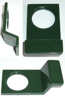  Cylinder Pull Round 80x41mm Dark Green