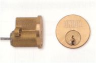 UNION J-1X1OFKB 502 PL Rim Cylinder Only Polished Brass